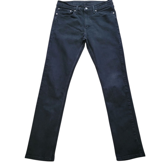 Levi's Jeans 511 Slim Straight Black Size 34/34 Men's Excellent Condition - Picture 1 of 9